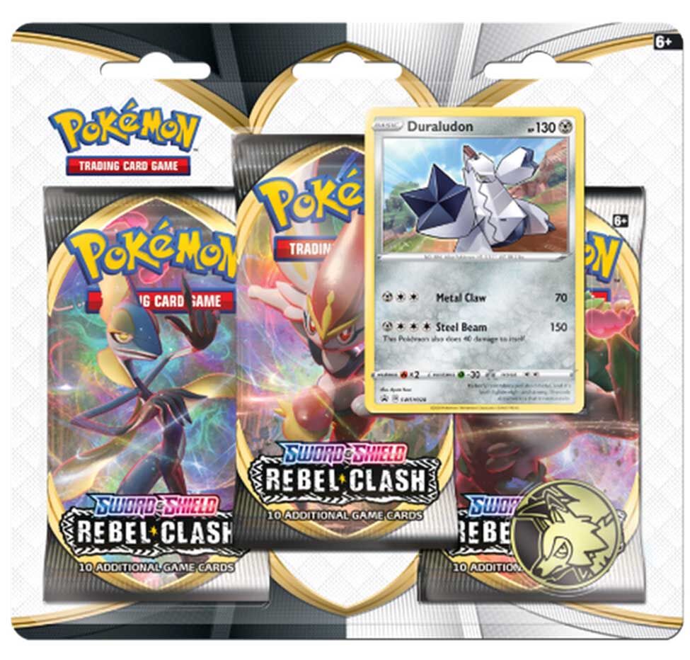 Pokémon Sword & Shield Rebel Clash Duraludon Collection Blister