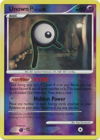 Unown R - 77/146 - Reverse Holo - EN Unown R - 77/146 - Reverse Holo - EN