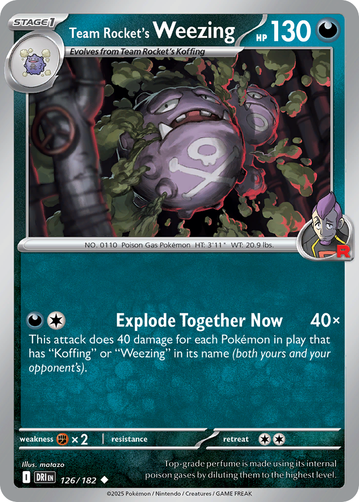 Team Rocket’s Weezing - 126/182 - EN