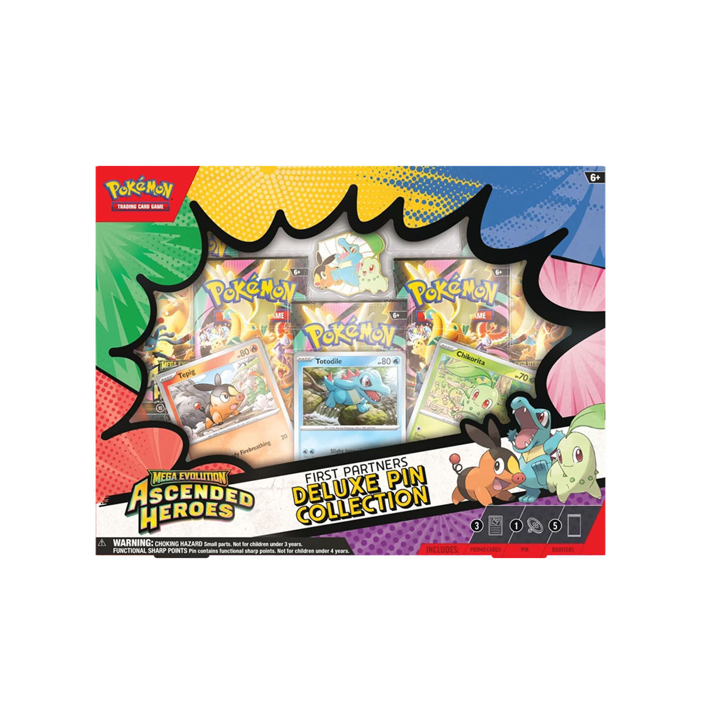 Mega Evolution ME02.5: Ascended Heroes First Partners Deluxe Pin Collection - EN