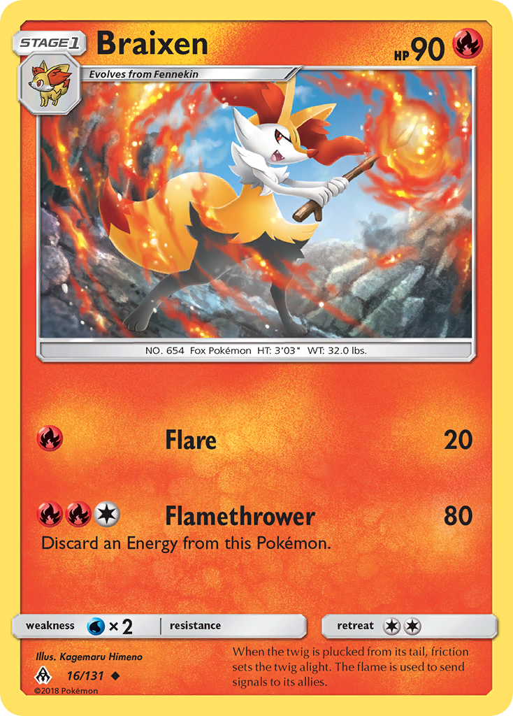 Braixen - 16/165 - EN Braixen - 16/165 - EN