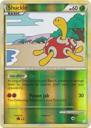 Shuckle - 11/123 - Reverse Holo - EN