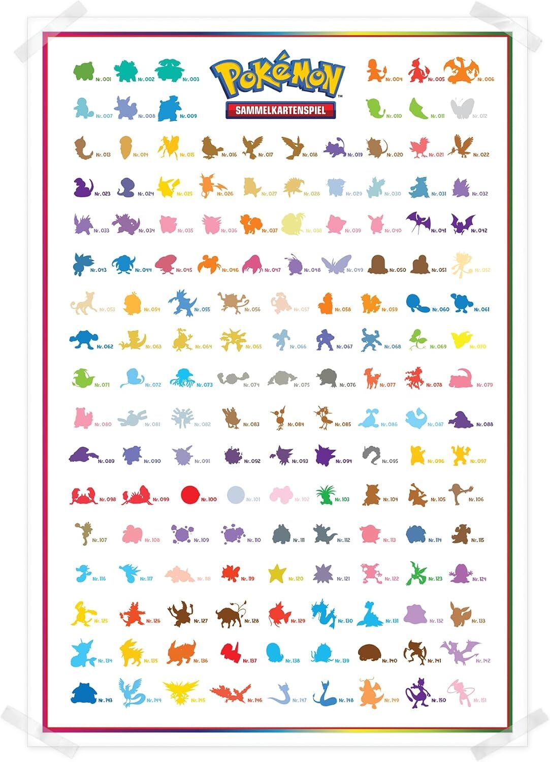 Pokémon TCG: Karmesin & Purpur - 151 Poster Kollektion - DE