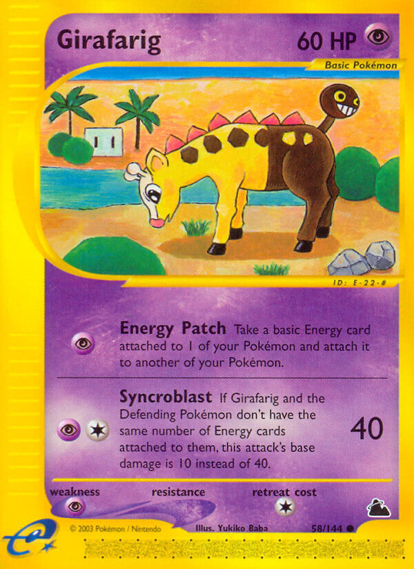 Girafarig - 58/144 - EN Girafarig - 58/144 - EN