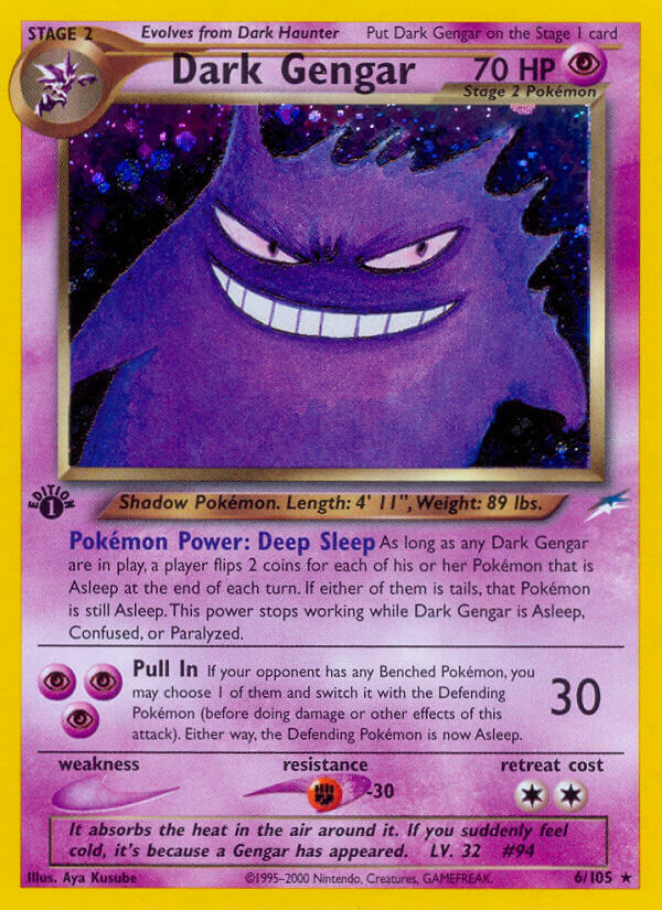 Dark Gengar - 6/113 - 1st Edition - EN Dark Gengar - 6/113 - 1st Edition - EN