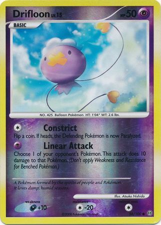 Drifloon - 58/100 - Reverse Holo - EN