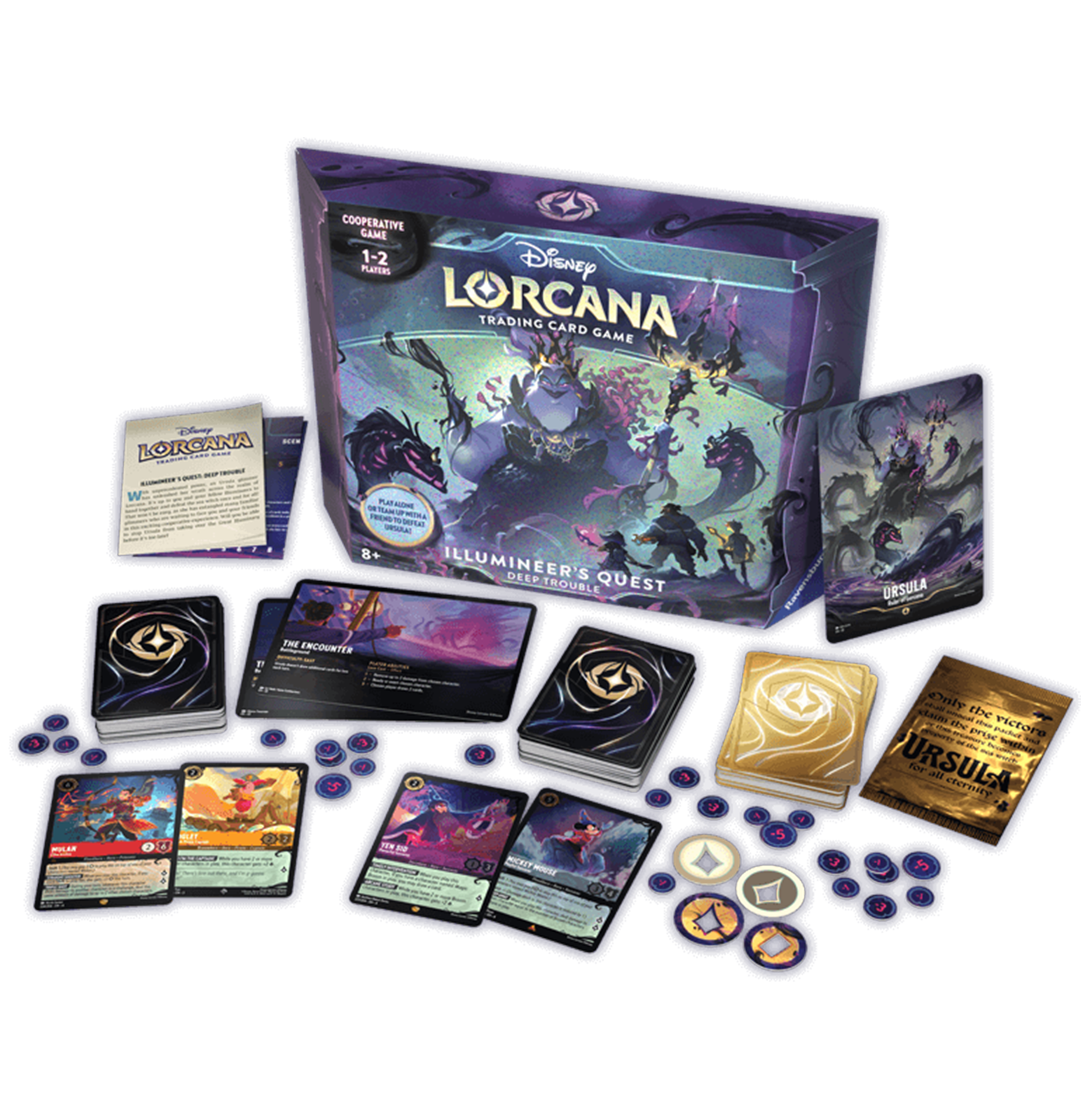 Disney Lorcana 4: Ursula's Return - Illumineer`s Quest - Deep Trouble Gift Set - EN