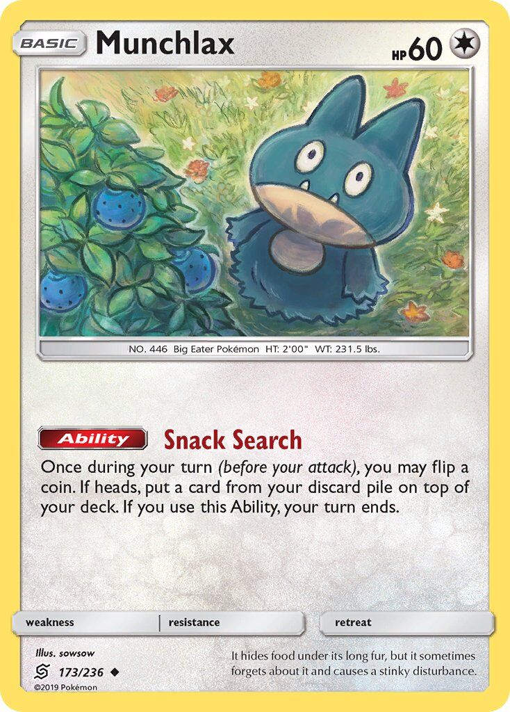Munchlax - 173/236 - EN Munchlax - 173/236 - EN