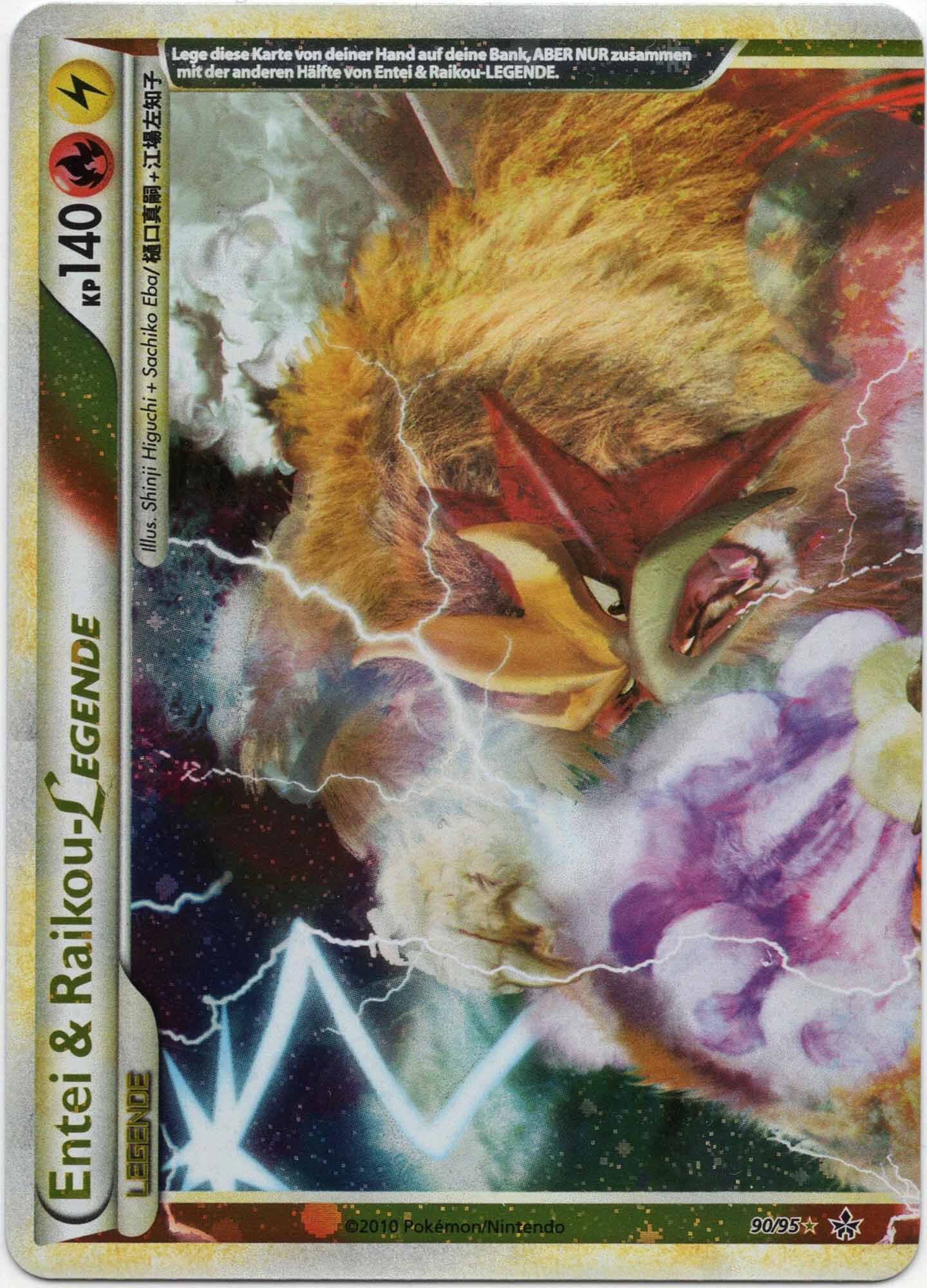 entei-raikou-legende-90-95-poke-mon-tcg-near-mint Entei & Raikou-Legende - 90/95 - Pokémon TCG (Near Mint)