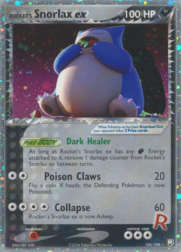 Rocket’s Snorlax ex - 104/109 - EN Rocket’s Snorlax ex - 104/109 - EN