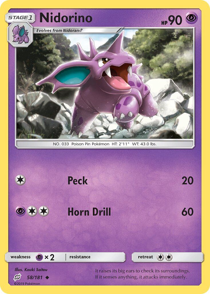 Nidorino - 58/181 - EN