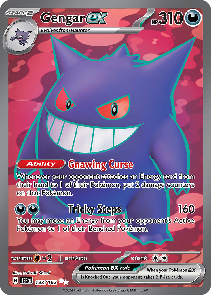 Gengar ex - 193/162 - EN