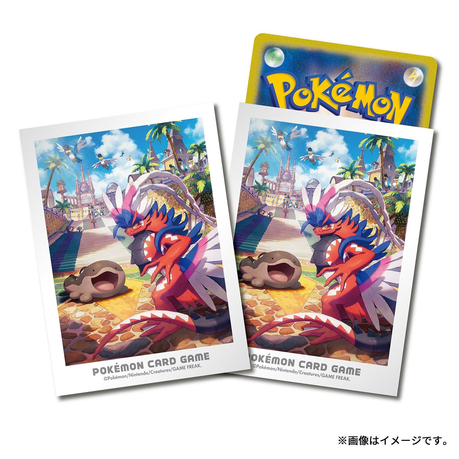 Pokemon Center Deck Sleeves Paldea Adventure Koraidon & Clodsire Pokemon Center Deck Sleeves Paldea Adventure Koraidon & Clodsire