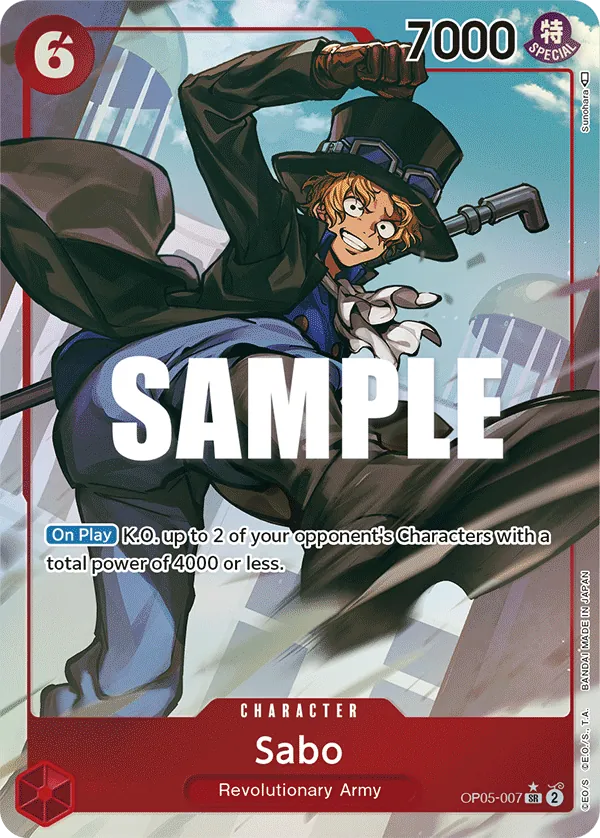 Sabo - OP05-007 - Alternate Art Sabo - OP05-007 - Alternate Art