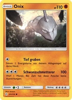 Onix 105/236 - Pokémon TCG