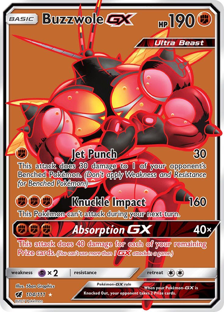 Buzzwole-GX - 104/111 - EN Buzzwole-GX - 104/111 - EN