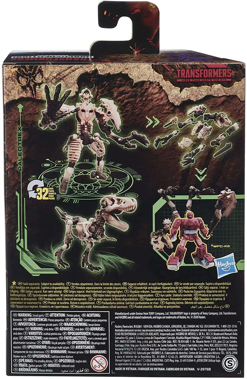 Transformers Generations Kingdom: War for Cybertron Paleotrex Deluxe Action Figure WFC-K7