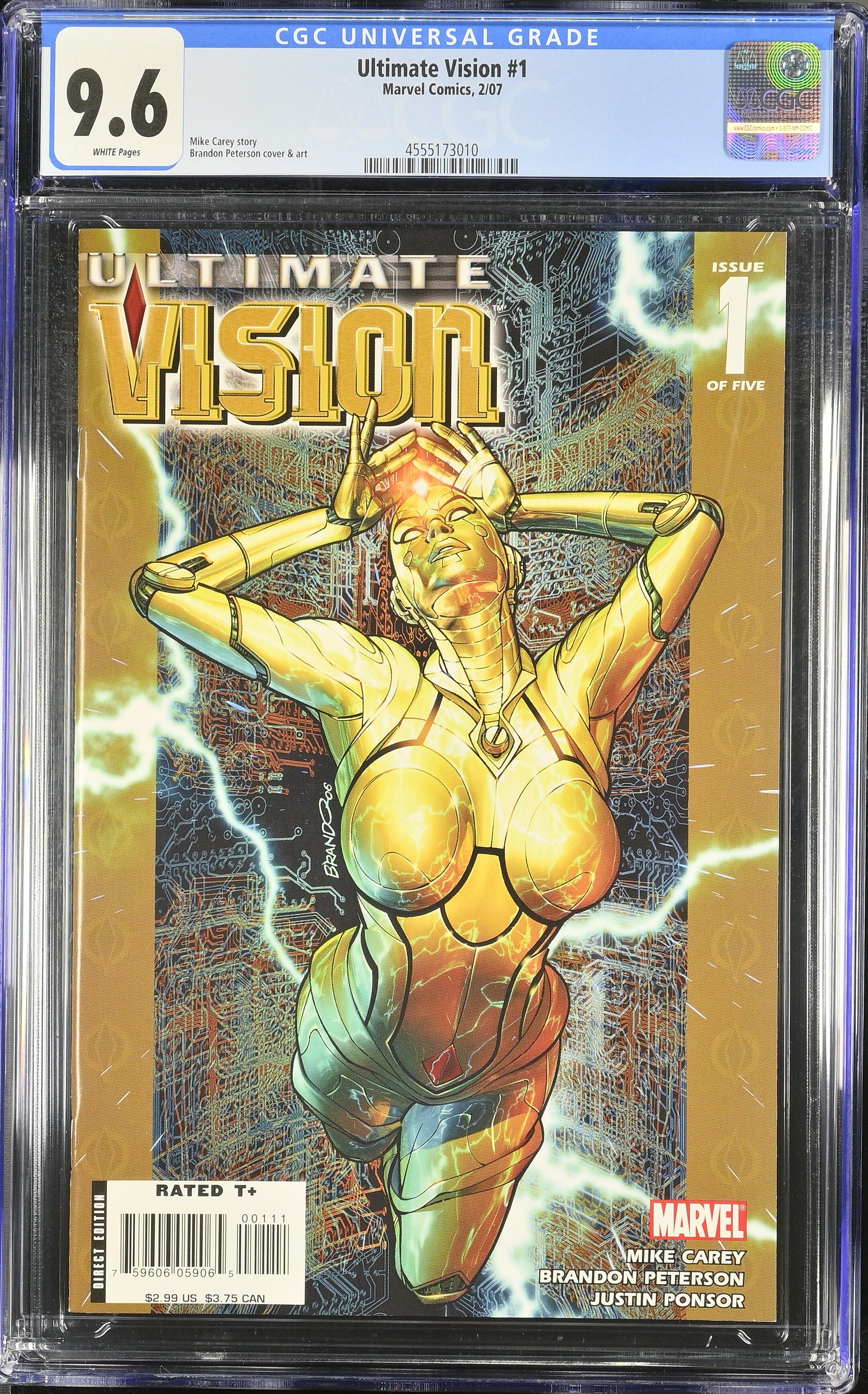 Ultimate Vision #1 CGC 9.6