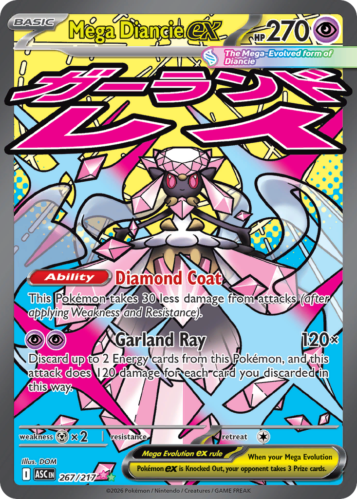 Mega Diancie ex - 267/217 - EN