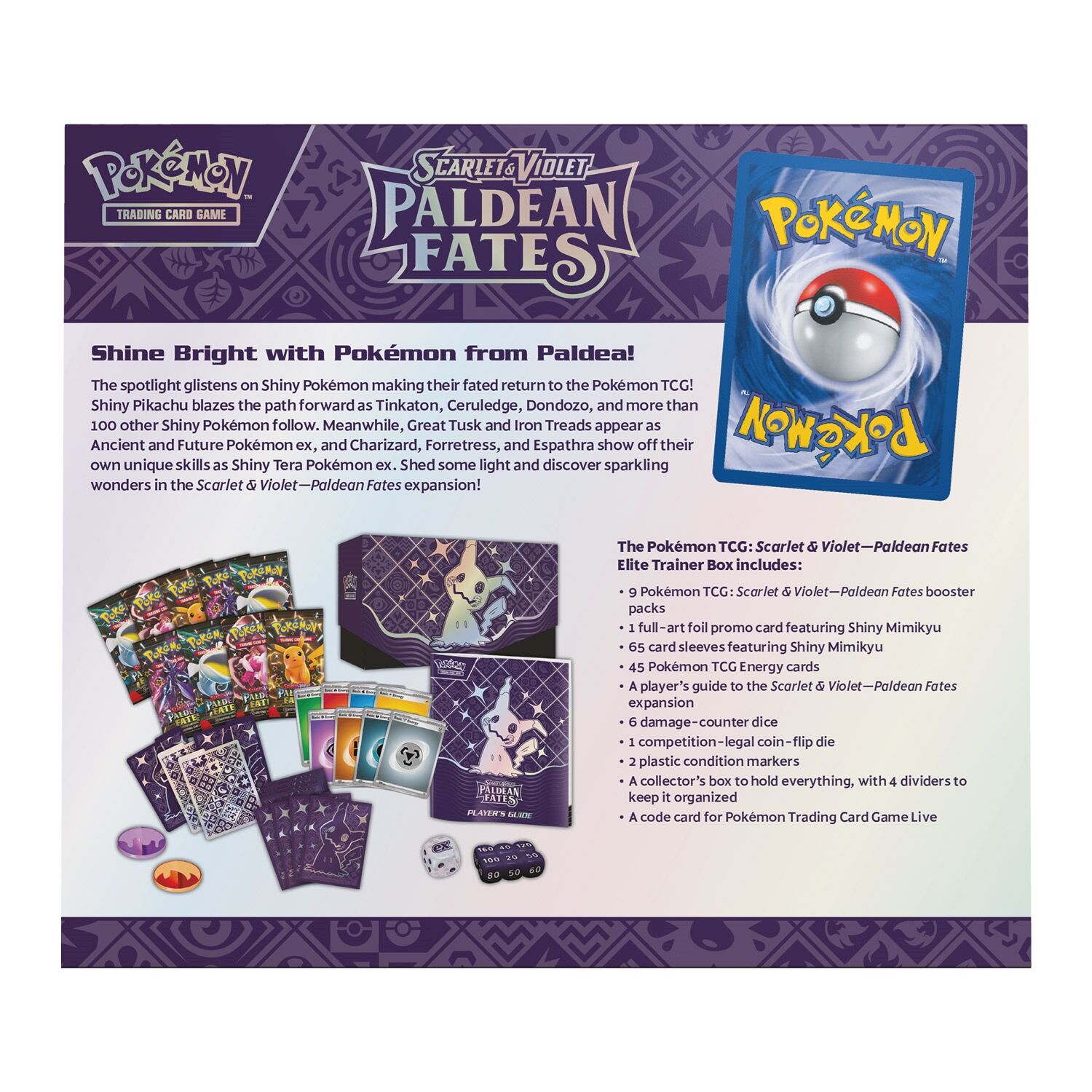 Pokémon TCG: Scarlet & Violet Paldean Fates Elite Trainer Box - EN