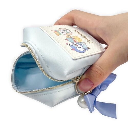 PokePeace Mini Pouch with Carabiner Piplup&Rowlet (Sweets Shop)