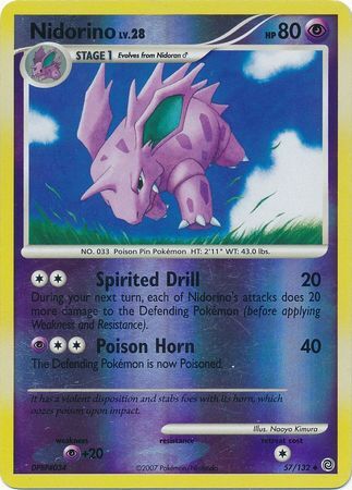 Nidorino - 57/132 - Reverse Holo - EN