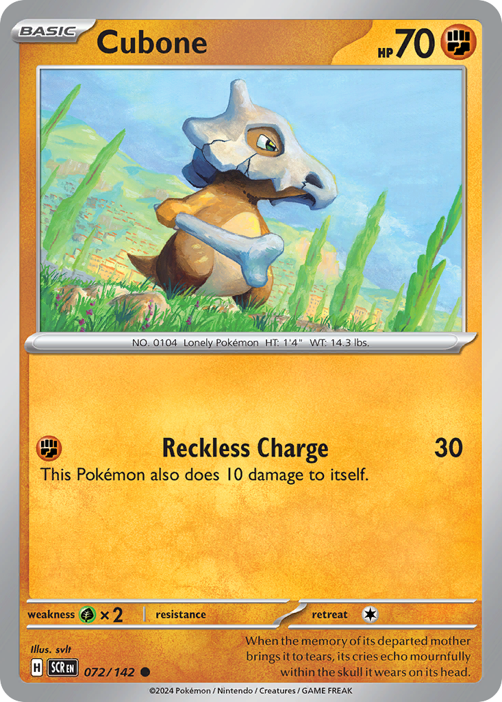 Cubone - 072/142 - EN