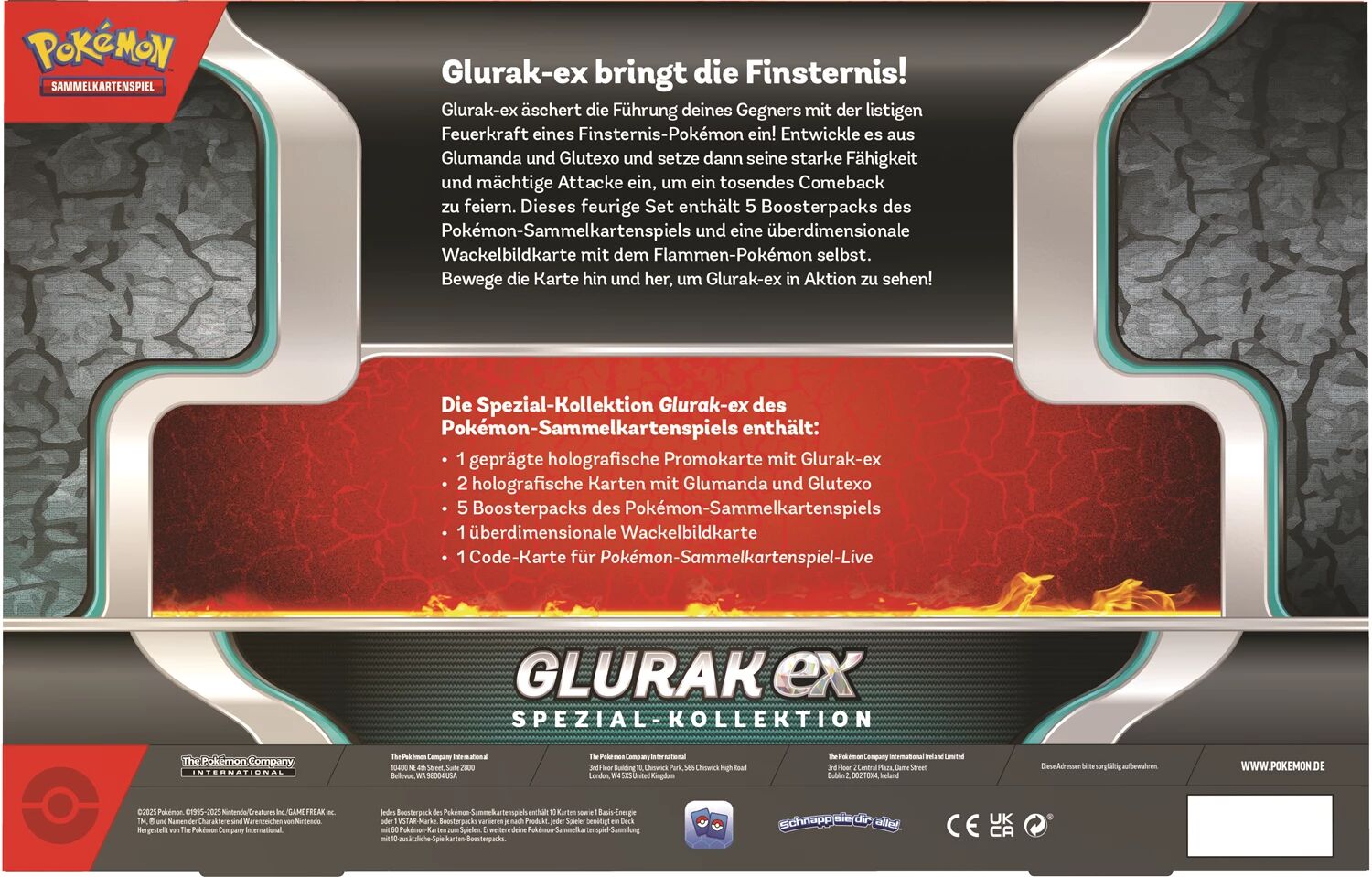 Pokémon TCG: Glurak ex Special Collection - DE