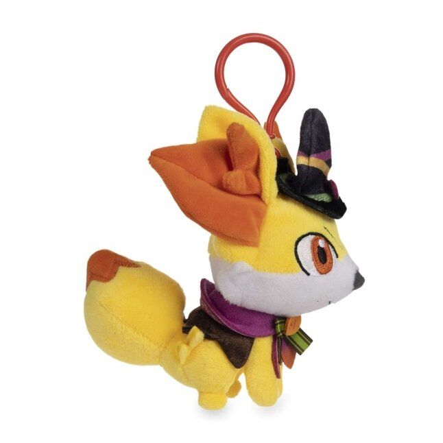 Fennekin Pokémon Spooky Festival Key Chain Plush - 15 cm
