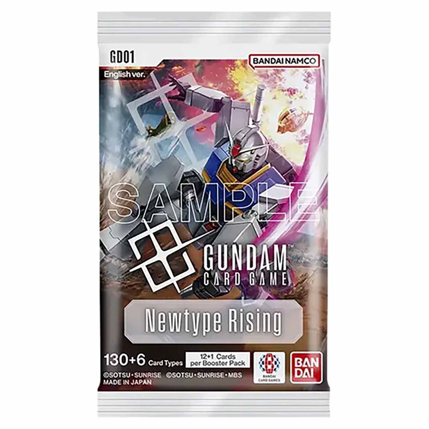 Newtype Rising GD01 Booster Pack - Gundam Card Game - EN Newtype Rising GD01 Booster Pack - Gundam Card Game - EN