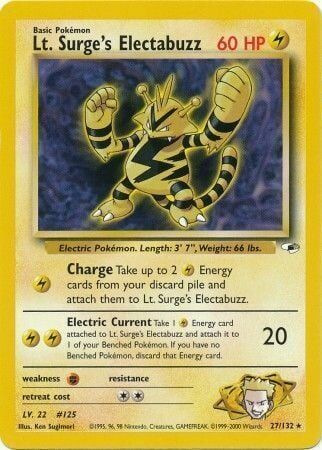 Lt. Surge’s Electabuzz - 27/132 - Unlimited - EN