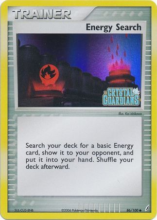 Energy Search - 86/100 - Reverse Holo - EN