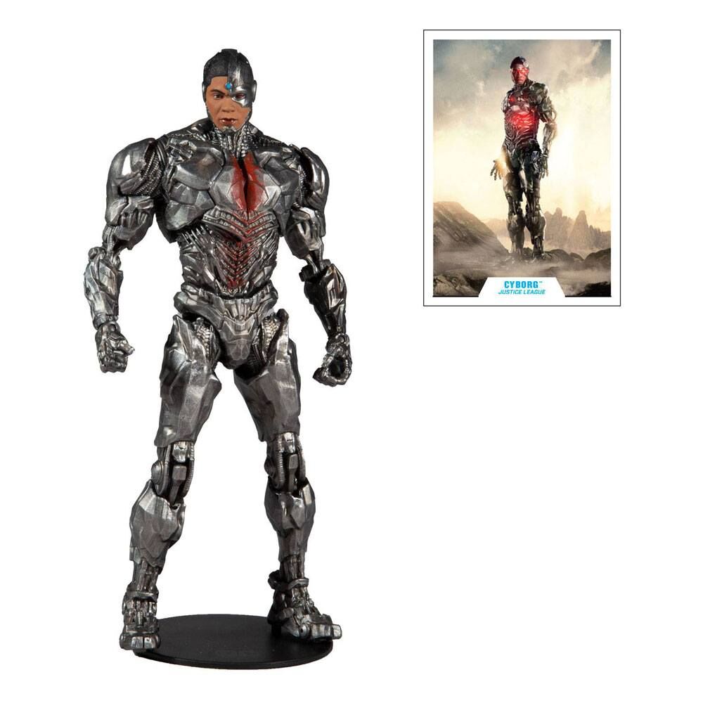 DC Justice League Movie Actionfigur Cyborg 18 cm