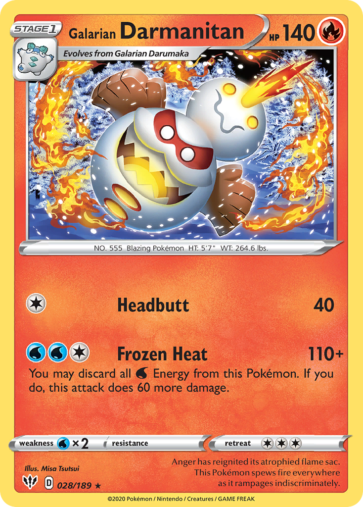 Galarian Darmanitan - 028/189 - EN