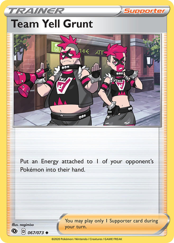 Team Yell Grunt - 067/80 - EN Team Yell Grunt - 067/80 - EN
