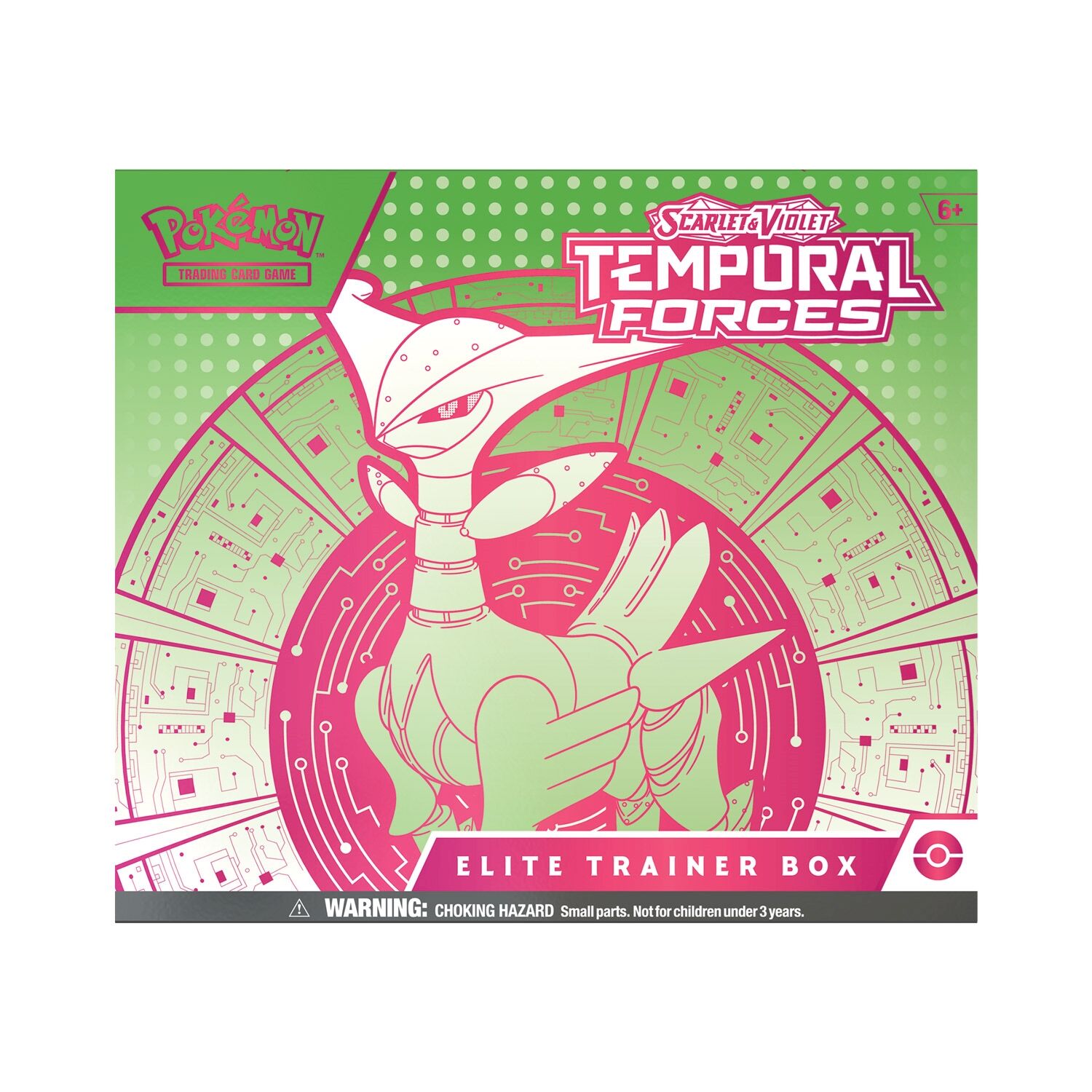 Pokémon TCG: Scarlet & Violet Temporal Forces Iron Leaves Elite Trainer Box - EN