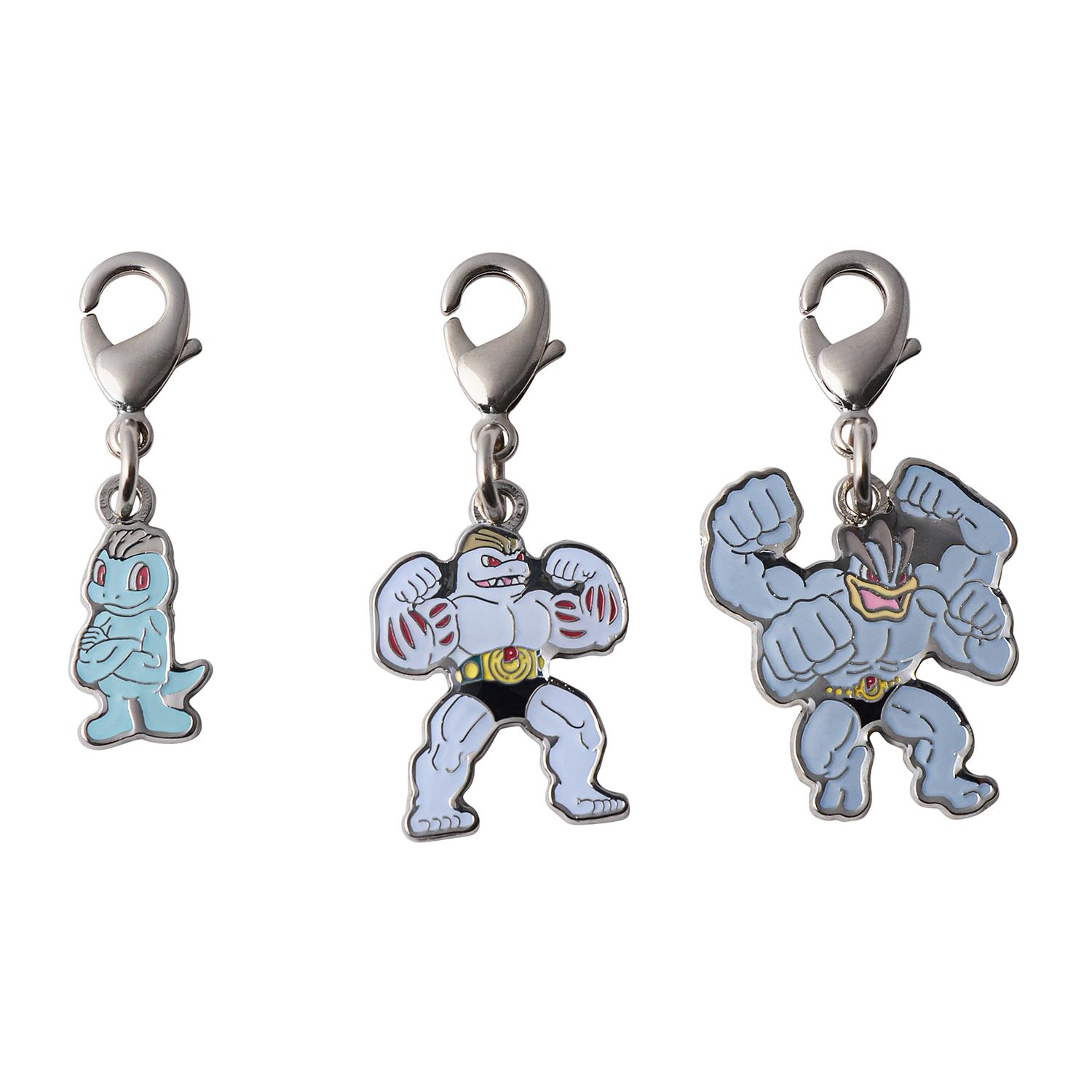 Pokemon Center - Machop, Machoke & Machamp Schlüsselanhänger - 3 Stück Pokemon Center - Machop, Machoke & Machamp Schlüsselanhänger - 3 Stück