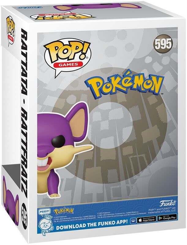 Pokémon Rattata Funko POP 595