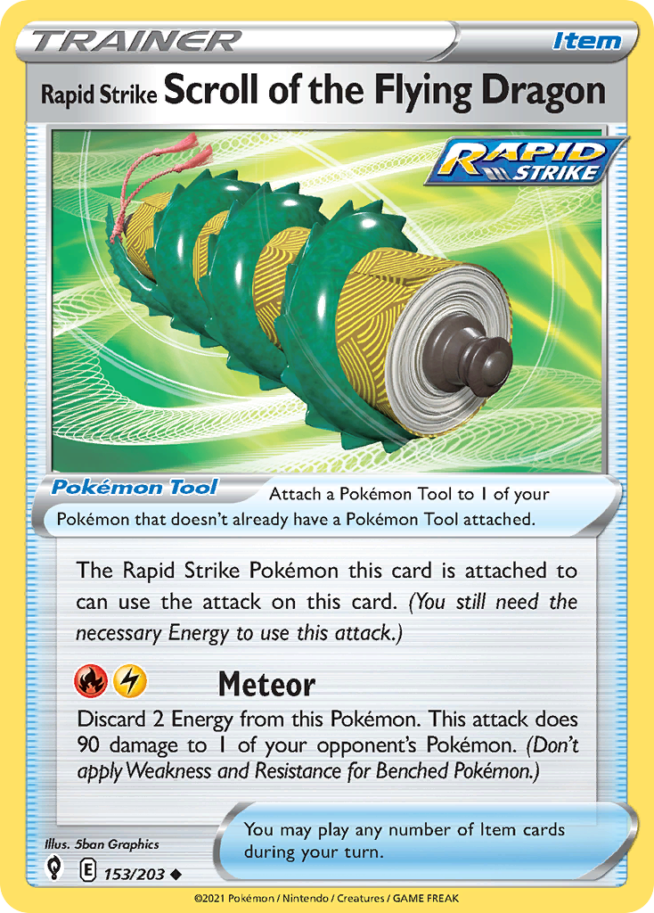 Rapid Strike Scroll of the Flying Dragon - 153/237 - EN Rapid Strike Scroll of the Flying Dragon - 153/237 - EN