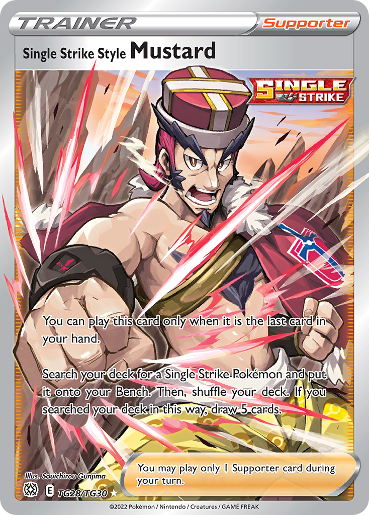 Single Strike Style Mustard - TG28/TG30 - EN