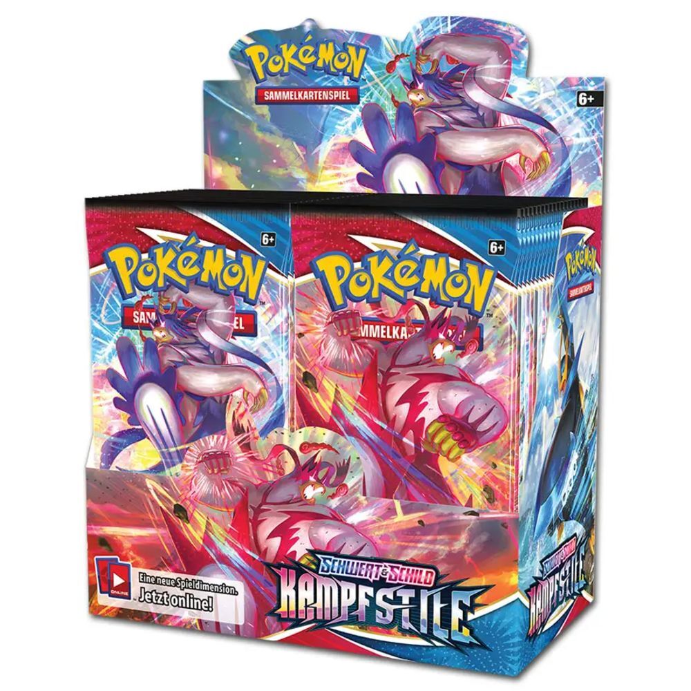 Pokémon Schwert & Schild Kampfstile Booster Display - DE Pokémon Schwert & Schild Kampfstile Booster Display - DE