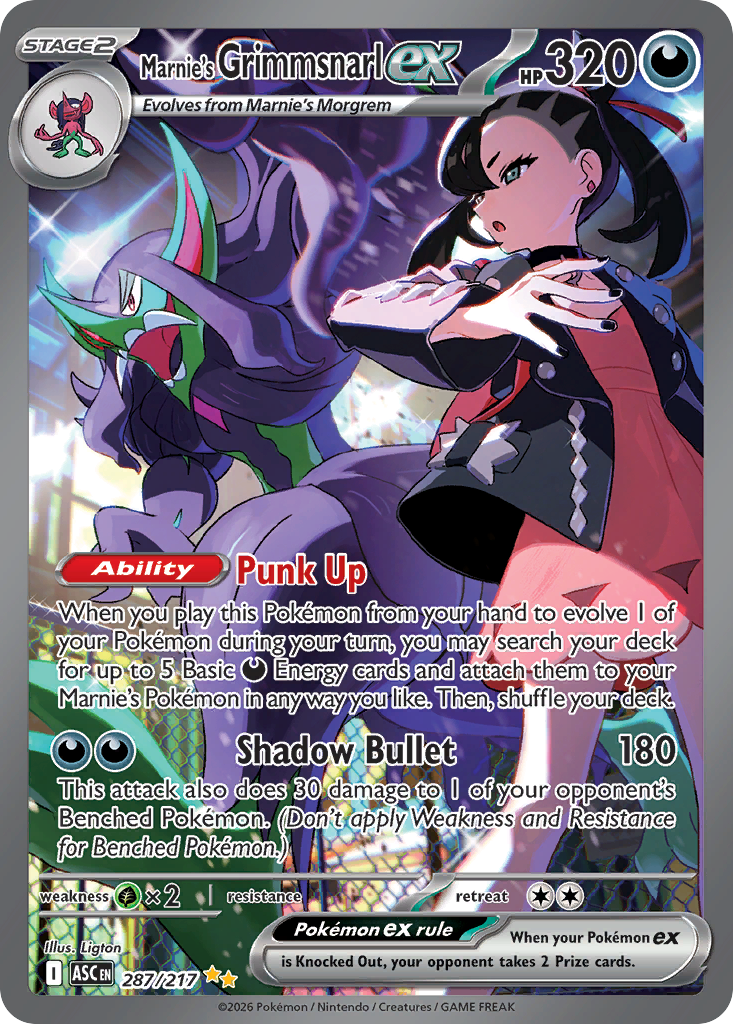 Marnie’s Grimmsnarl ex - 287/217 - EN