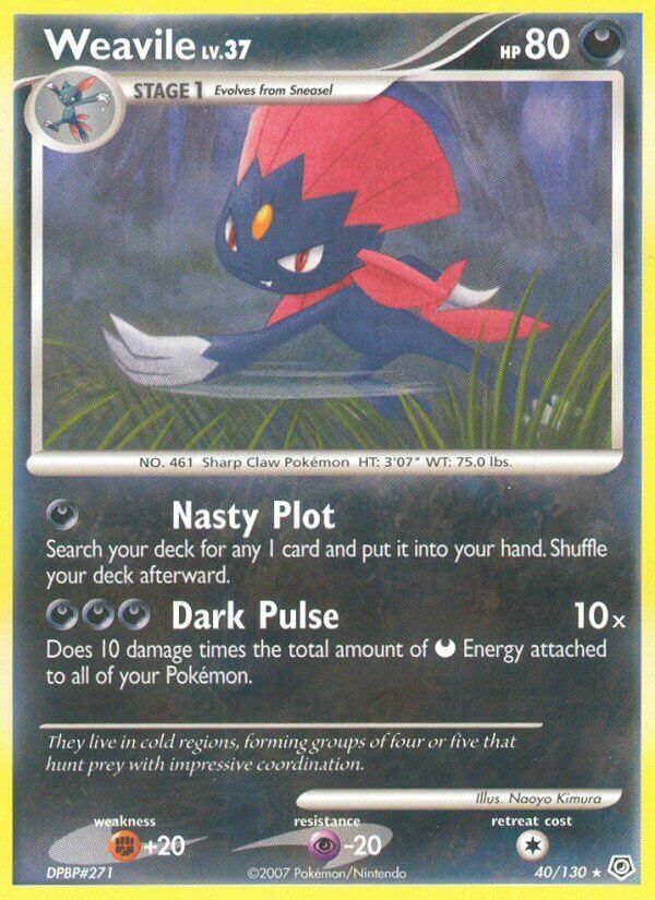 Weavile - 40/130 - EN Weavile - 40/130 - EN