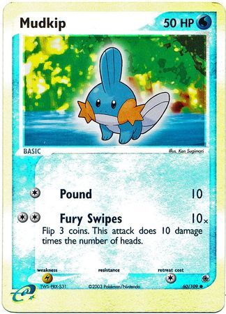 Mudkip - 60/109 - Reverse Holo - EN Mudkip - 60/109 - Reverse Holo - EN