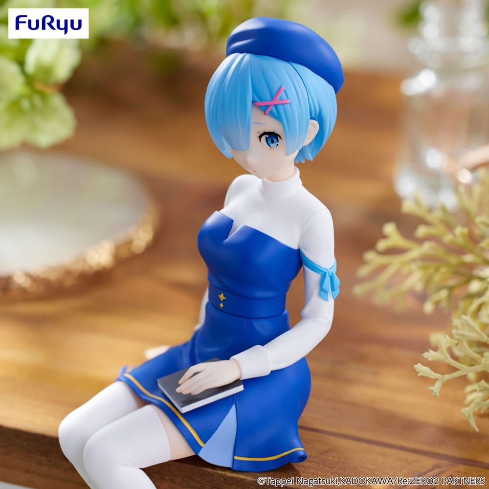 Re:Zero Starting Life in Another World Noodle Stopper PVC Statue Rem Book Girl Version 15 cm