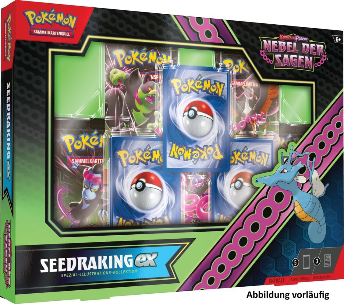 Pokémon TCG: KP06.05 Seedraking ex Spezial Illustrations Kolletion Box - DE