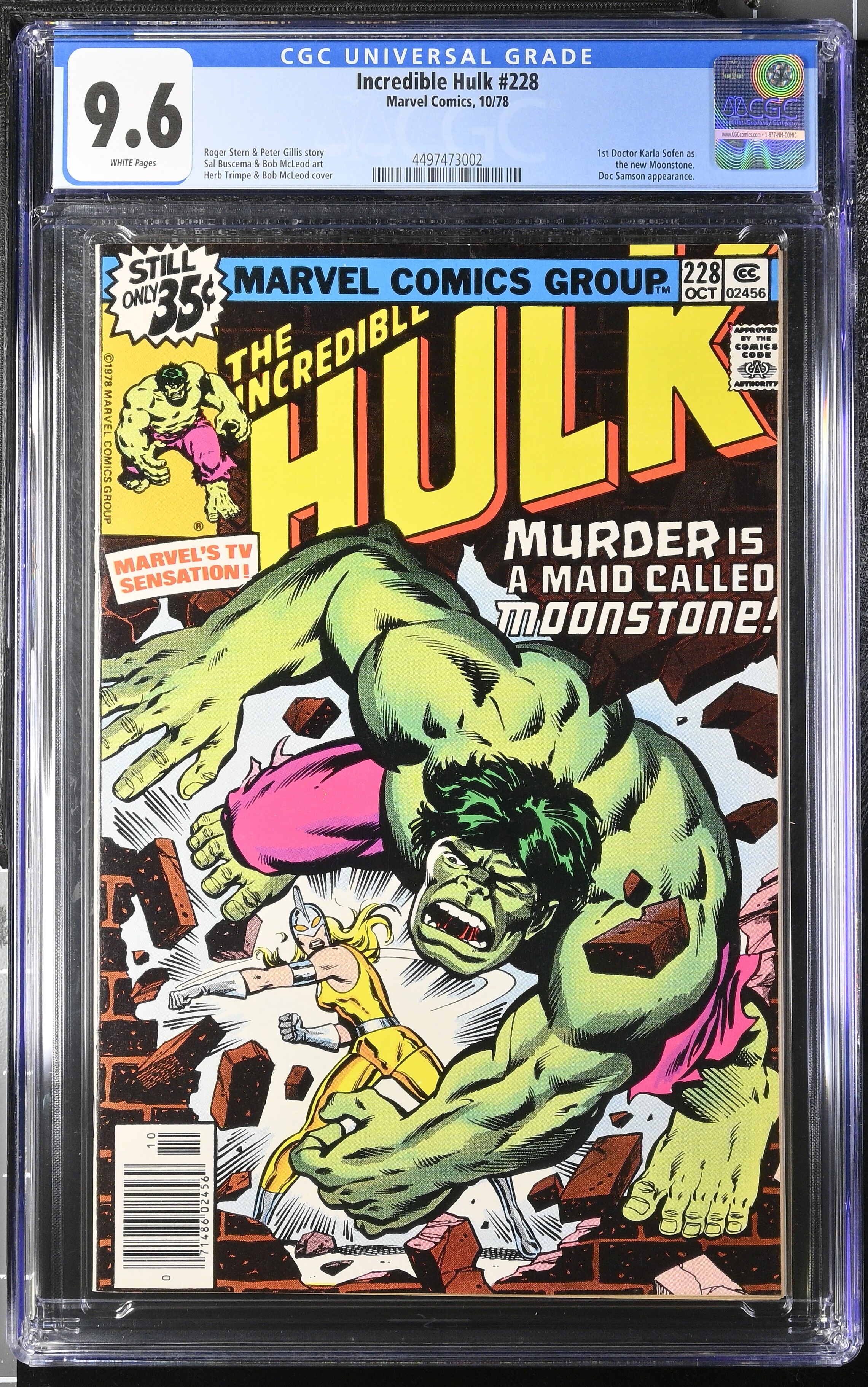 Incredible Hulk #228 CGC 9.6