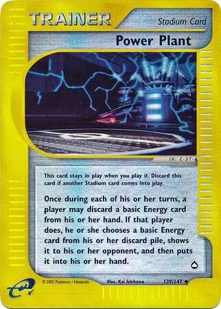Power Plant - 139/147 - Reverse Holo - EN Power Plant - 139/147 - Reverse Holo - EN