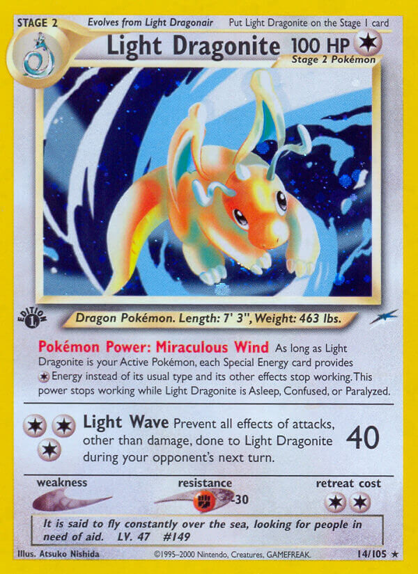 Light Dragonite - 14/113 - 1st Edition - EN Light Dragonite - 14/113 - 1st Edition - EN