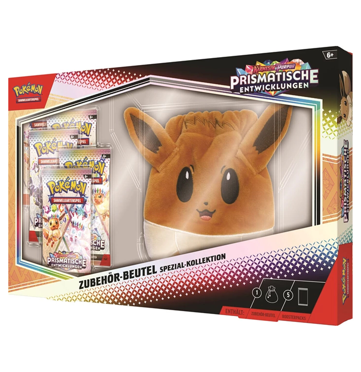 Pokémon TCG: KP08.5 - 'Prismatische Entwicklungen' Zubehör-Beutel Spezial-Kollektion - DE